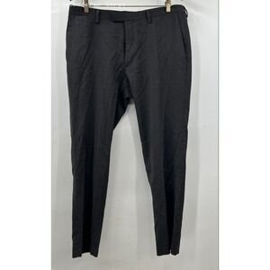 Banana Republic Modern Slim Fit Pants Men's 35x32 Black Wool FLAWS